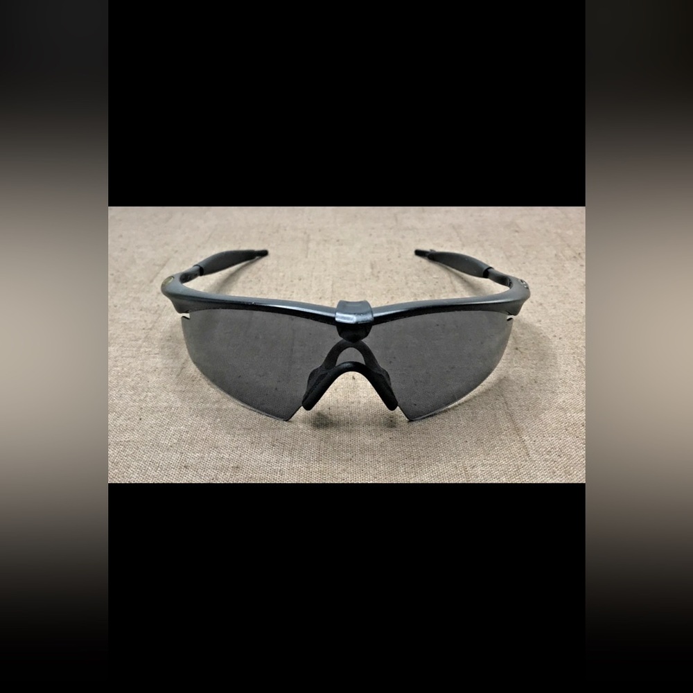 Made in USA Oakley M Frame Z87 Black Wrap Around Sunglasses
